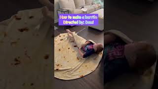 Burrito Blanket- How to make a burrito #burrito #fyp#founditonamazon