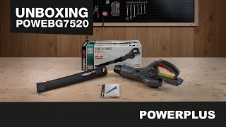 POWERPLUS - Unboxing the POWEBG7520 Leaf blower