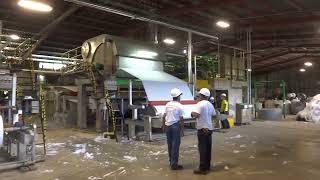 waste paper recycling machine to make tissue toilet paper rolls