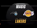 MAGIC VS LAKERS 1ST QUARTER