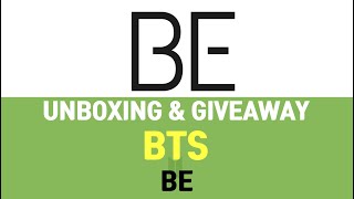 [ KPOPMART Unboxing | Giveaway ] BTS ' BE ' : Life Goes On 방탄소년단 언박싱 무료나눔