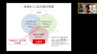 地域おこし協力隊ロードマップ講座 応用編　総務省地域おこし協力隊サポートデスク専門相談員 三瓶裕美【しまね協力隊つながる！セミナー】