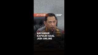 Tegas! Kapolri Ancam Polisi yang Terlibat Judi Online #Shorts