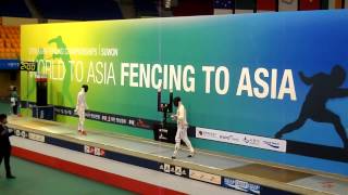 14.07.04 T04 - SAKAMOTO Keisuke(JPN) vs ALEKSANDROV roman(UZB)-Suwon Asia Fencing Ch.ME. BY UnTouche