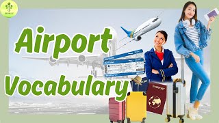 Airport Vocabulary | Airport related words | How to speak English at airport | By Knowlgy