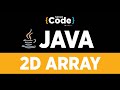 Java Tutorial For Beginners | 2D Array In Java Programming | Arrays For Beginners | SimpliCode