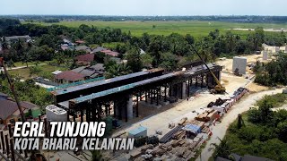 ECRL Tunjong, Kota Bharu, Kelantan - Laluan Rel Pantai Timur / East Coast Rail Link (ECRL)