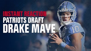 INSTANT REACTION: Patriots select QB Drake Maye with the third overall pick in 2