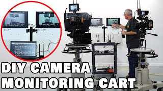 DIY Cheap Camera Monitoring Cart - Director's Monitors