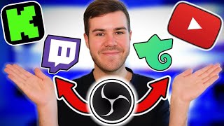 How To Multistream On OBS Studio (Kick, Twitch, YouTube) ✅