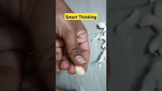 వెల్లుల్లి పొట్టు తెయ్యడం ఇంత ఈజీ నా // Easy way to remove velluli peal//Smart Thinking@SRK_Fun_Food