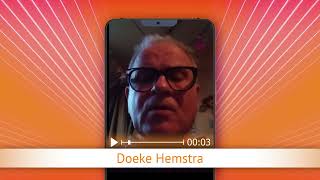 TV Oranje app videoboodschap - Doeke Hemstra