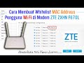 Cara Membuat White List Pengguna WiFi Di Modem ZTE F670L || Modem IndiHome