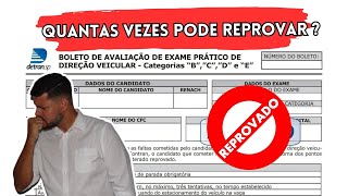 QUANTAS VEZES PODE REPROVAR ?