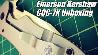 Emerson Kershaw Cqc-7K - Unboxing - TheSmokinape