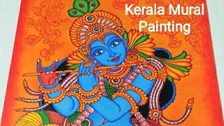 Kerala Mural Painting / Krishna Painting /Daily challenge #107 #shorts