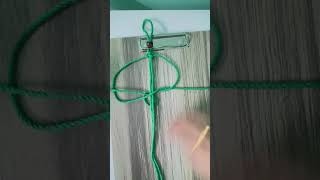 DIY macramé Christmas Tree Ornament Tutorial