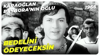 Karaoğlan Baybora'nın Oğlu - Çekil Yolumdan Kafir | Kartal Tibet Emel Turgut | Yeşilçam Filmi