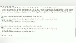 Bank Transaction Java Program