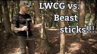 LWCG Double Steps vs. Beast Sticks!!! - Ridge Raised Outdoors