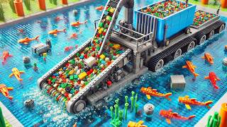 Lego Technology Remove Millions Of Plastics From The Ocean 🗑️ Lego Auto Tech