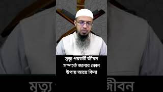 মৃত্যু পরবর্তী জীবন সম্পর্কে জানার কোন উপায় আছে কিনা?