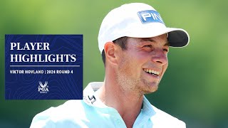Viktor Hovland's Agonisingly Close 5-Under 66 | Round 4 Highlights | 2024 PGA Championship