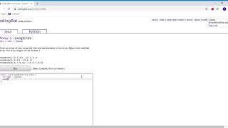 Array-1(swapEnds) Java Tutorial || codingbat.com