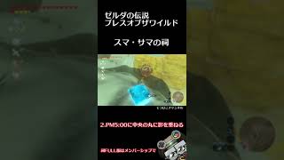 【BotW祠】スマ・サマの祠攻略 #Short｜ゼルダの伝説ブレスオブザワイルド