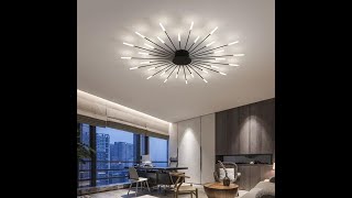 Morden LED Fireworks Ceiling Light Living Room Decoraive Lighting