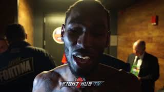 ROBERT EASTER TO MIKEY GARCIA AFTER FORUTNA WIN "LETS GET IT ON! "IM READY TO GET IT ON!"