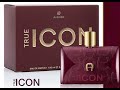 true icon eau de parfum by aigner for women packaging shorts