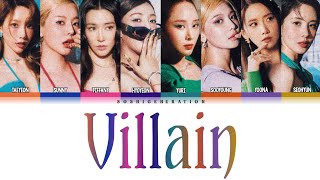 Girls’ Generation (소녀시대) – Villain (Lyrics)