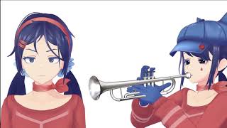 [MMD MiSide] Kirby Trumpet Meme