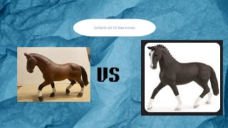 schleich new VS old horses |schleich Rose |🌹