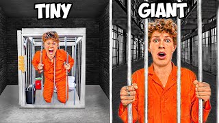 TINY VS GIANT PRISON CHALLENGE!!