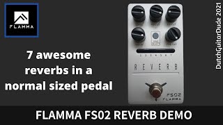 Demo of the Flamma FS02 reverb