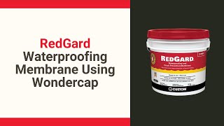 RedGard Waterproofing Membrane | Wondercap Shower Drain | How to Install a Shower Drain