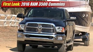 First Look: 2016 RAM 3500 Cummins