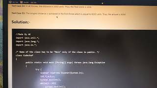 Discus Solution | March Long Challenge | Codechef | Java