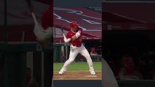 Mike Trout Slow Motion Home Run Baseball Swing Short