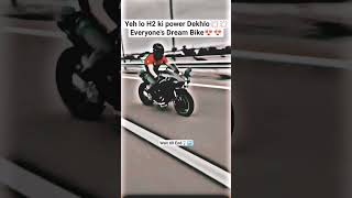 ye dhek lo ninja h2 ki power💪💪💪 #automobile #ninjah2rlover #rider #h2rider #h2rlovers #ninja #ninja