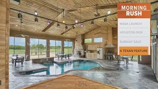 $1.4M North Texas home with indoor Texas shaped pool goes viral