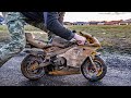 Kawasaki Ninja Minibike - Restoration Abandoned rusty Minibike