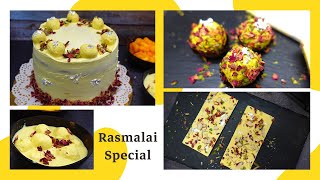 Rasmalai Recipe | Rasmalai Cake | Rasmalai Truffles | Rasmalai Bars