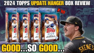 BEST RETAIL FORMAT?🚨 PRODUCT REVIEW: 2024 Topps Update Hanger Box x10