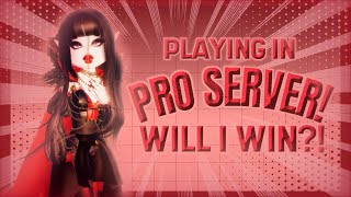 ONLY Playing In PRO SERVER In DRESS TO IMPRESS!! *I WON EVERY ROUND?!*