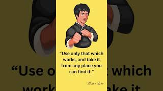 Use only that which works | Bruce Lee Quotes #shorts