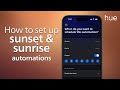 How to set up your lights to automatically turn on at sunset