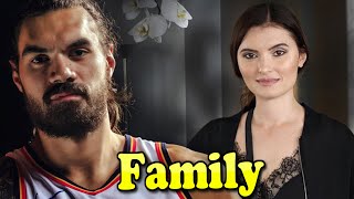 Steven Adams Family With Wife Elyse Burks 2021
